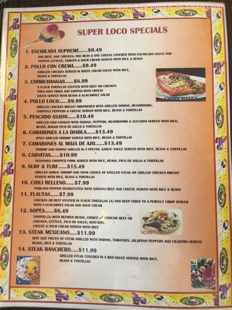 burrito loco mooresville nc|burrito loco menu.